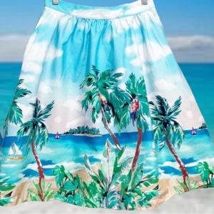 Modcloth tropical island skirt